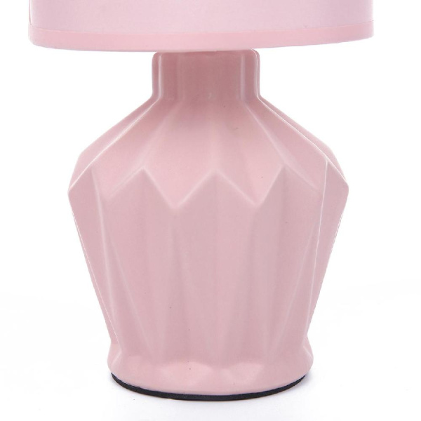 8227/1T MODERNI LN25 384 розовый, керамика/текстиль Настольная лампа E14 1*40W 220V ORIGAMIA