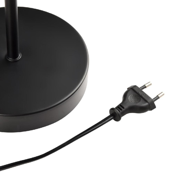 8042/2F MODERNI LN25 365 черный/бежевый, металл/текстиль Торшер Е27 1*60W + Е14 1*40W 220V KAYA