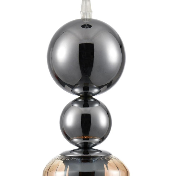 8065/1A MODERNI LN25 298 хром/амбер, металл/стекло Подвесной светильник E27 1*60W 220V LORENZO