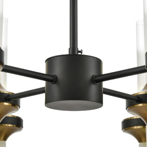 8112/24 NEOCLASSI LN25 26 черный/бронза/прозрачный, металл/стекло Люстра потолочная G9 24*30W 220V TAMARESA