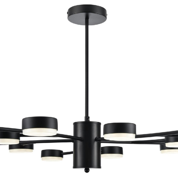 8117/15 COMFI LN25 195 черный, металл Люстра LED GX53 15*7W 220V TORINA