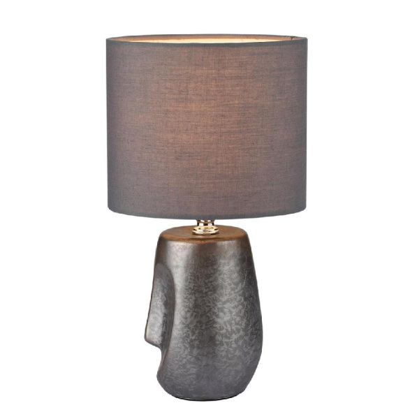 8147/1T MODERNI LN25 000 серый, керамика/текстиль Настольная лампа Е27 1*60W 220V AKIVI