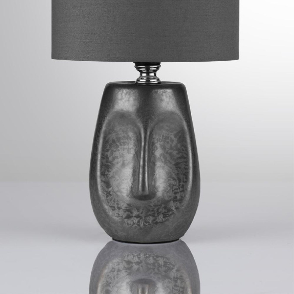 8147/1T MODERNI LN25 000 серый, керамика/текстиль Настольная лампа Е27 1*60W 220V AKIVI