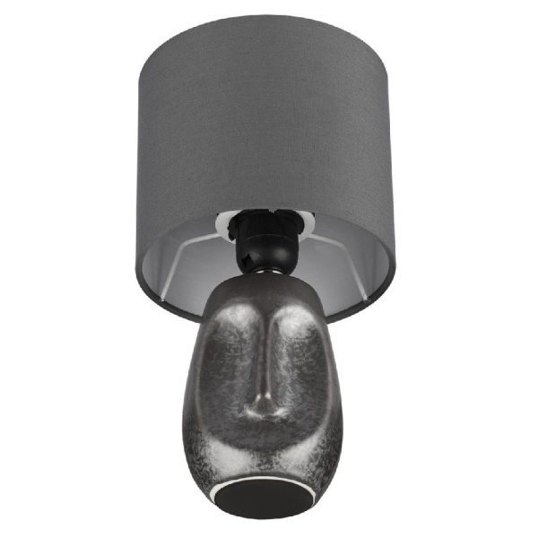 8147/1T MODERNI LN25 000 серый, керамика/текстиль Настольная лампа Е27 1*60W 220V AKIVI