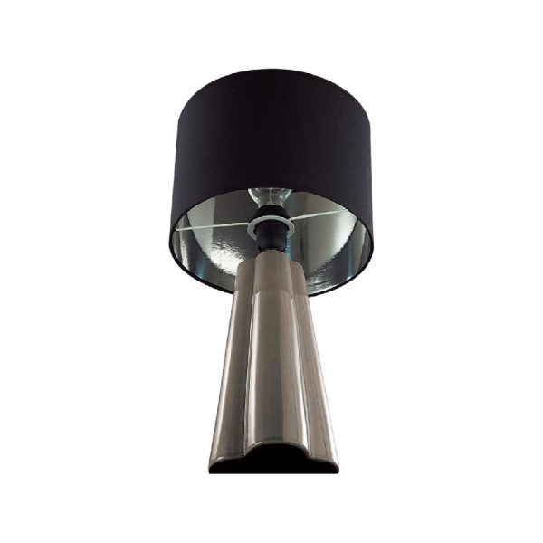 8125/1T COMFI LN25 376 черный/серый, керамика/текстиль Настольная лампа E27 1*60W 220V HINAMI