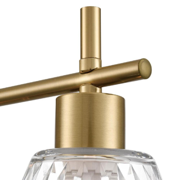 8188/4C COMFI LN25 190 латунь/прозрачный, металл/стекло Потолочный светильник E14 4*40W 220V VIVIAN