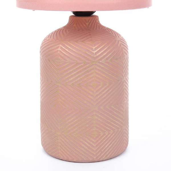 8221/1T MODERNI LN25 385 терракота, керамика/текстиль Настольная лампа Е27 1*60W 220V NIANA