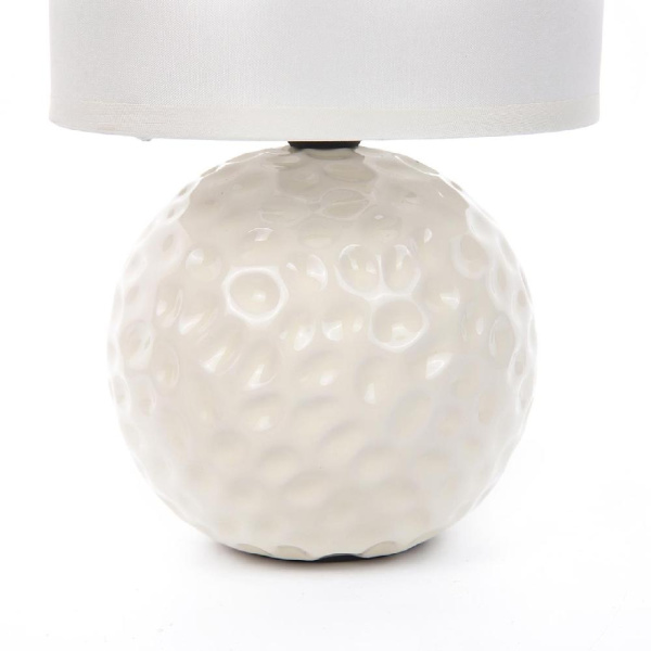 8228/1T MODERNI LN25 000 белый, керамика/текстиль Настольная лампа E14 1*40W 220V MAKOVIA