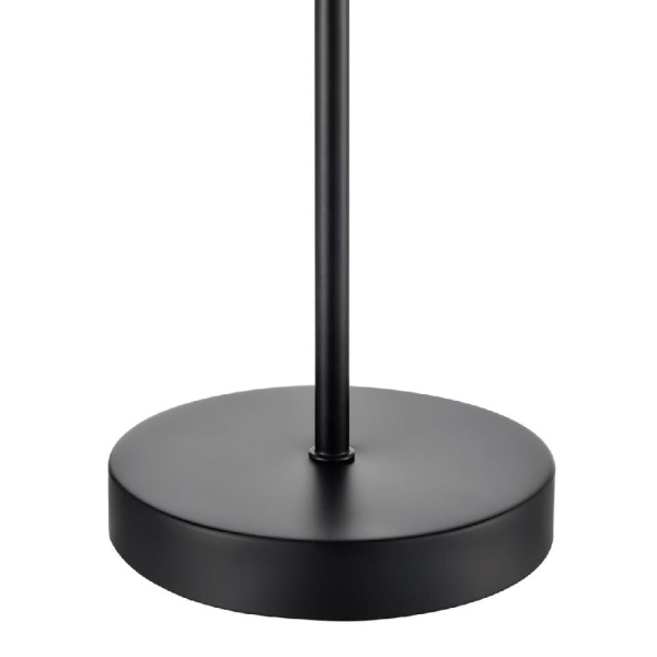 8043/1T MODERNI LN25 266 черный/серый/бежевый, металл/текстиль/ротанг Настольная лампа Е27 1*60W 220V LAUNA