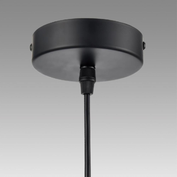 8043/1 MODERNI LN25 266 черный/серый/бежевый, металл/текстиль/ротанг Подвесной светильник Е27 1*60W 220V LAUNA