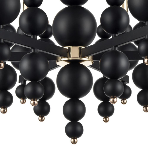 8106/6 MODERNI LN25 120 черный/золото, металл Люстра Е14 6*40W 220V NANA