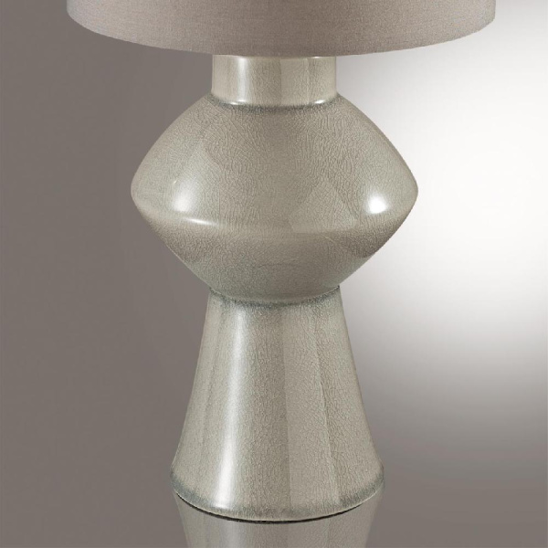 8129/1T MODERNI LN25 000 серый, керамика/текстиль Настольная лампа E27 1*60W 220V SEGI