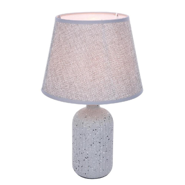 8216/1T CLASSI LN25 000 серый, керамика/текстиль Настольная лампа Е27 1*60W 220V FANNA