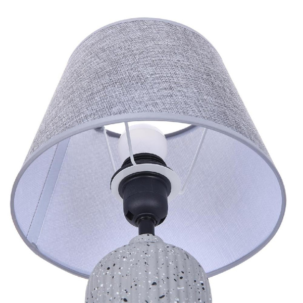 8216/1T CLASSI LN25 000 серый, керамика/текстиль Настольная лампа Е27 1*60W 220V FANNA