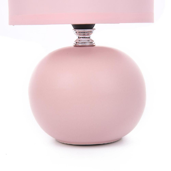 8225/1T CLASSI LN25 383 розовый, керамика/текстиль Настольная лампа E14 1*40W 220V OCTAVIA