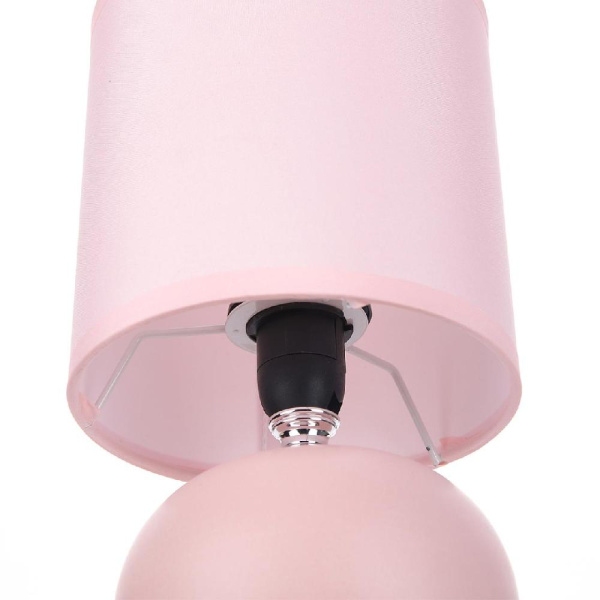 8225/1T CLASSI LN25 383 розовый, керамика/текстиль Настольная лампа E14 1*40W 220V OCTAVIA