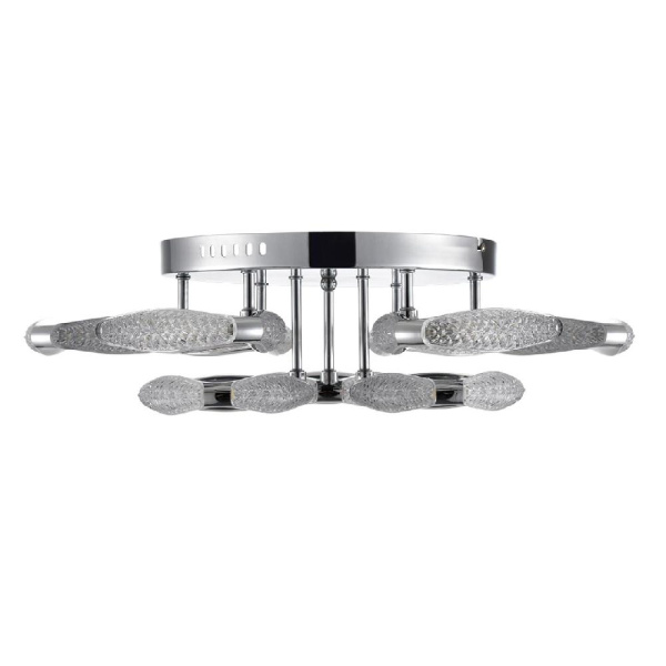 8239/9CL LEDIO LN25 000 хром, металл/пластик Люстра потолочная с ПДУ LED 120W 3000-6000K 220V RUANA