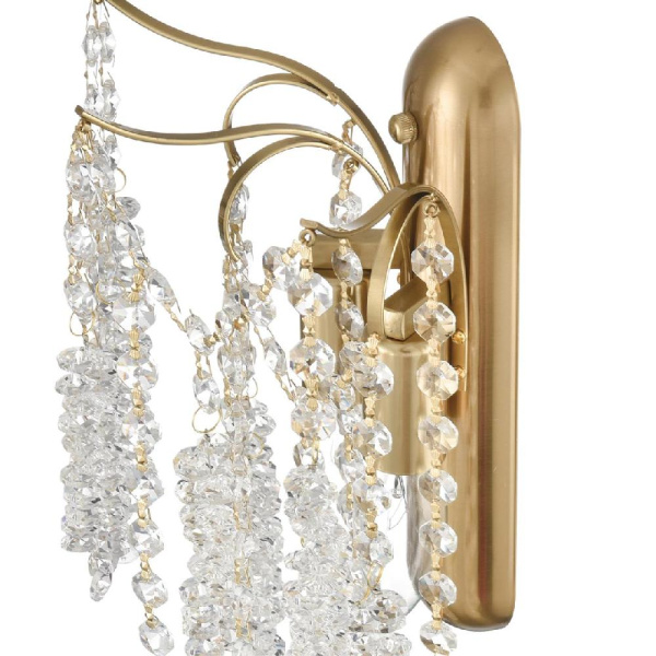 8243/2W CLASSI LN25 22 латунь, металл/хрусталь бра E14 2*40W 220V KRISTINA