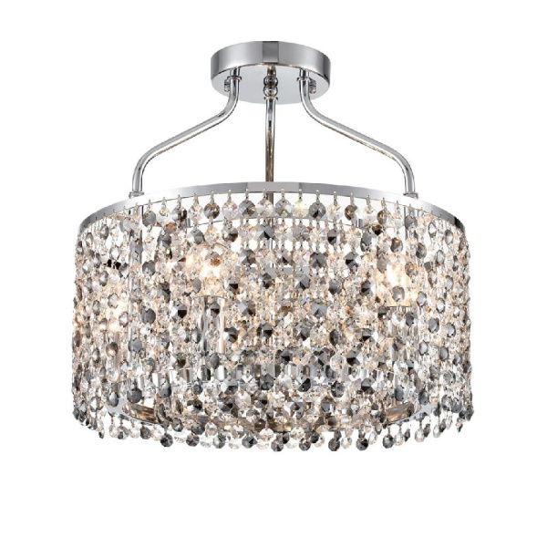 8244/5C CLASSI LN25 150 хром, металл/хрусталь Люстра потолочная E14 5*40W 220V LAYLA