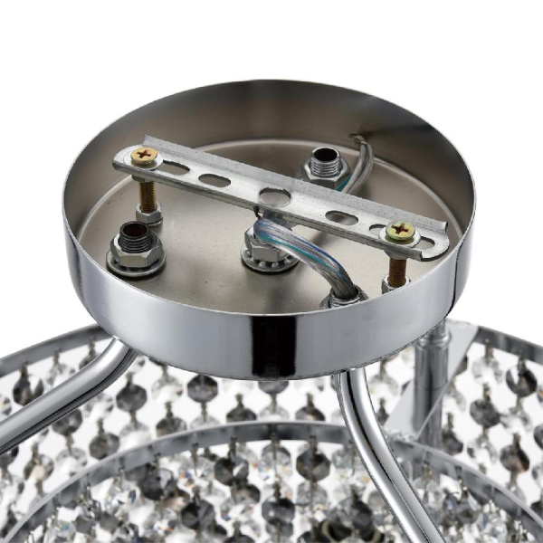 8244/5C CLASSI LN25 150 хром, металл/хрусталь Люстра потолочная E14 5*40W 220V LAYLA