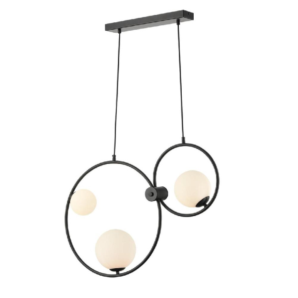 8035/3 MODERNI LN25 115 черный/белый, металл/стекло Подвесной светильник G9 3*35W 220V ORNATO