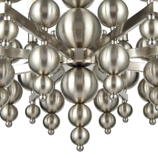 8107/8 MODERNI LN25 122 никель, металл Люстра Е14 8*40W 220V NANA