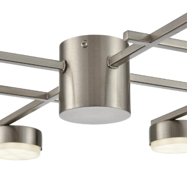 8115/8C COMFI LN25 206 никель, металл Люстра потолочная LED GX53 8*7W 220V DABRA