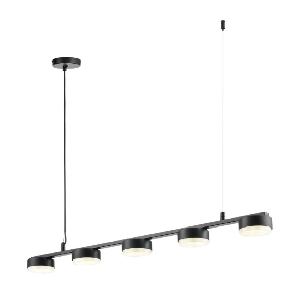 8117/5 COMFI LN25 196 черный, металл Подвесной светильник LED GX53 5*7W 220V TORINA