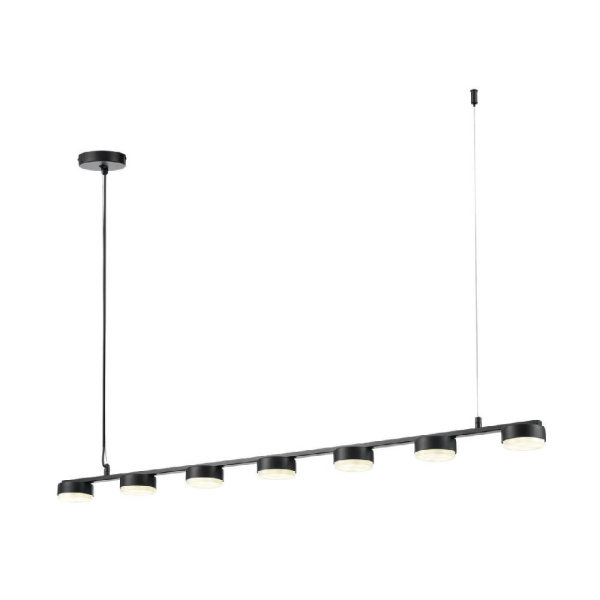 8117/7 COMFI LN25 196 черный, металл Подвесной светильник LED GX53 7*7W 220V TORINA