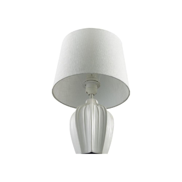 8120/1T COMFI LN25 000 белый, керамика/текстиль Настольная лампа E27 1*60W 220V SONA