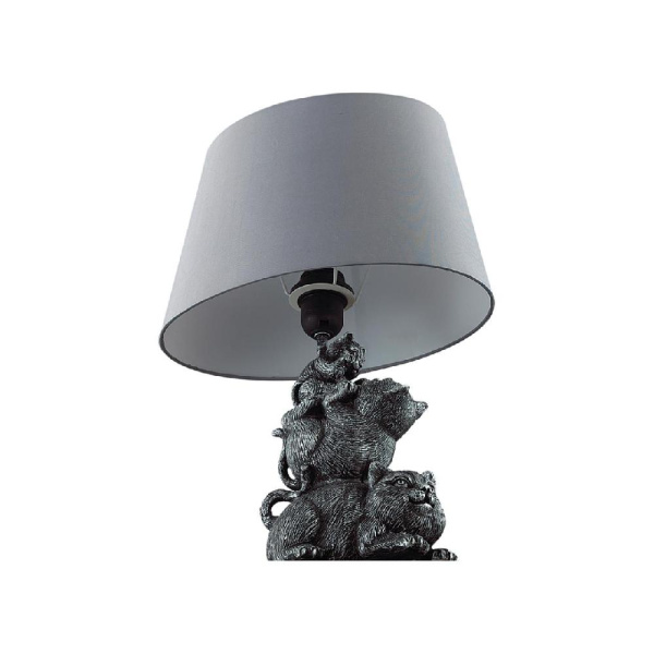 8128/1T MODERNI LN25 000 серый, керамика/текстиль Настольная лампа E27 1*60W 220V CATTY