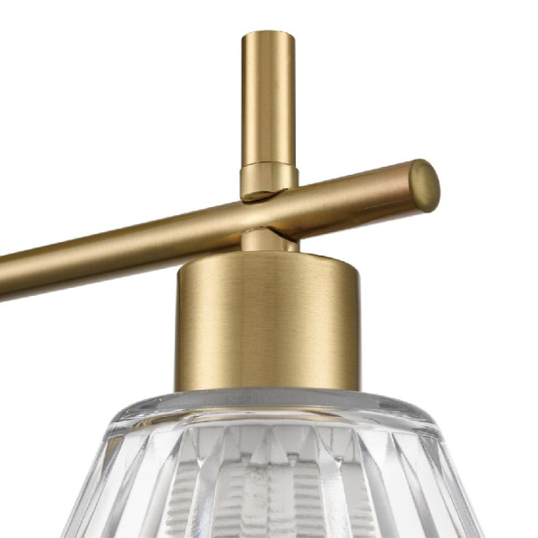 8188/2C COMFI LN25 190 латунь/прозрачный, металл/стекло Потолочный светильник E14 2*40W 220V VIVIAN