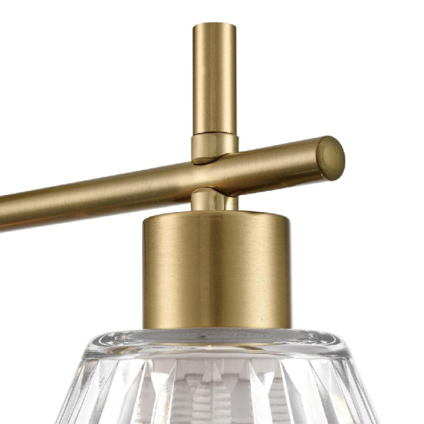 8188/3C COMFI LN25 190 латунь/прозрачный, металл/стекло Потолочный светильник E14 3*40W 220V VIVIAN
