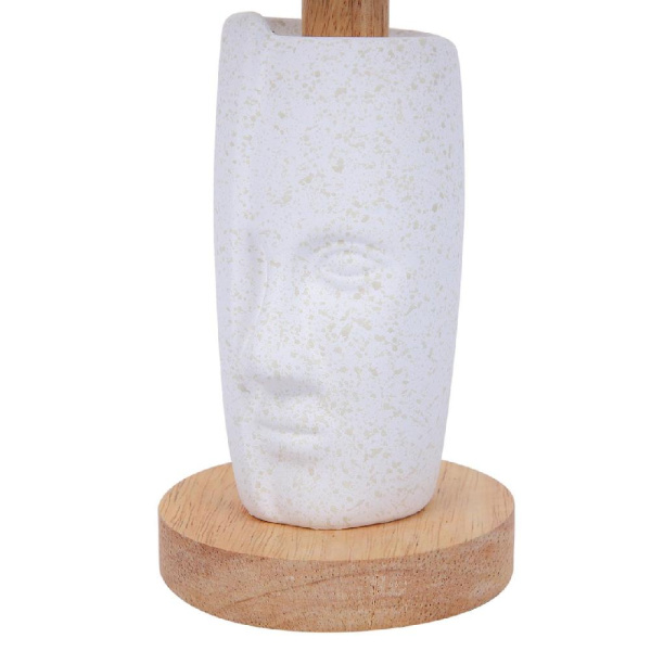 8210/1T MODERNI LN25 000 белый, керамика/текстиль Настольная лампа Е27 1*60W 220V VISIONA