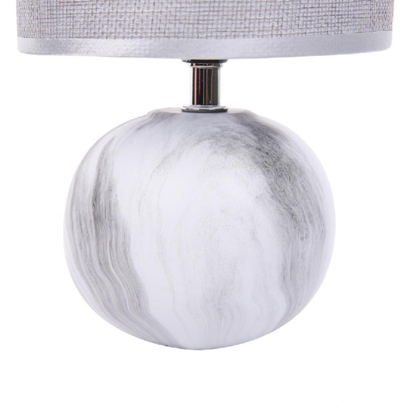 8230/1T CLASSI LN25 382 серый, керамика/текстиль Настольная лампа E14 1*40W 220V KOHALA