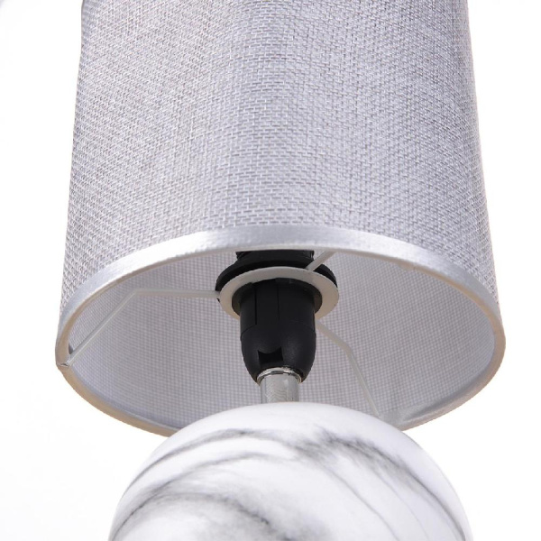 8230/1T CLASSI LN25 382 серый, керамика/текстиль Настольная лампа E14 1*40W 220V KOHALA