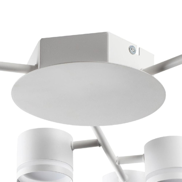 8235/9C COMFI LN25 200 белый металл Люстра потолочная LED GX53 9*10W 220V GARETA