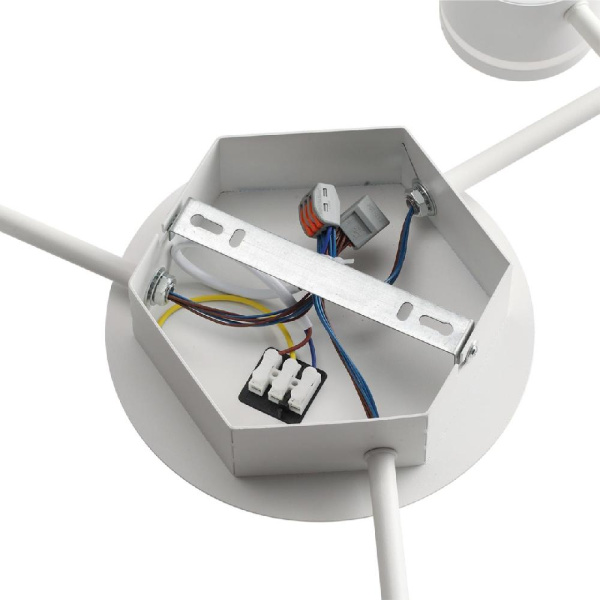 8235/9C COMFI LN25 200 белый металл Люстра потолочная LED GX53 9*10W 220V GARETA