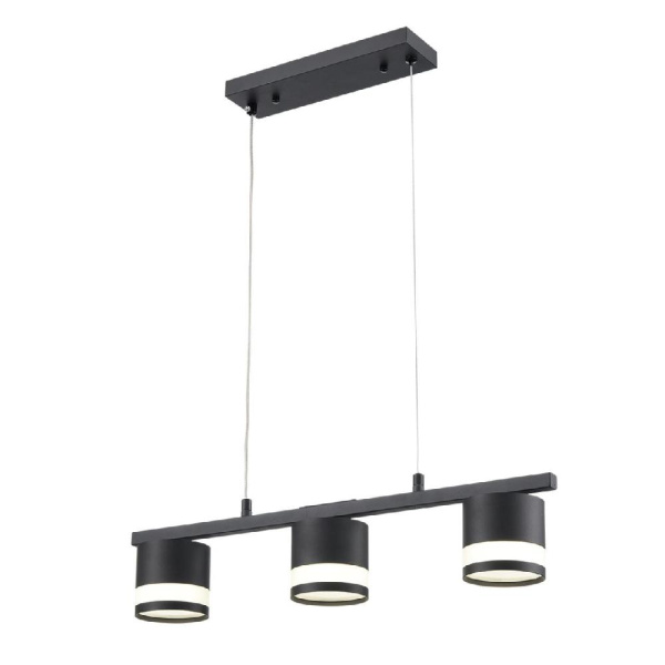 8240/3 COMFI LN25 198 черный, металл/акрил Светильник подвесной LED GX53 3*7W 220V LANIKA