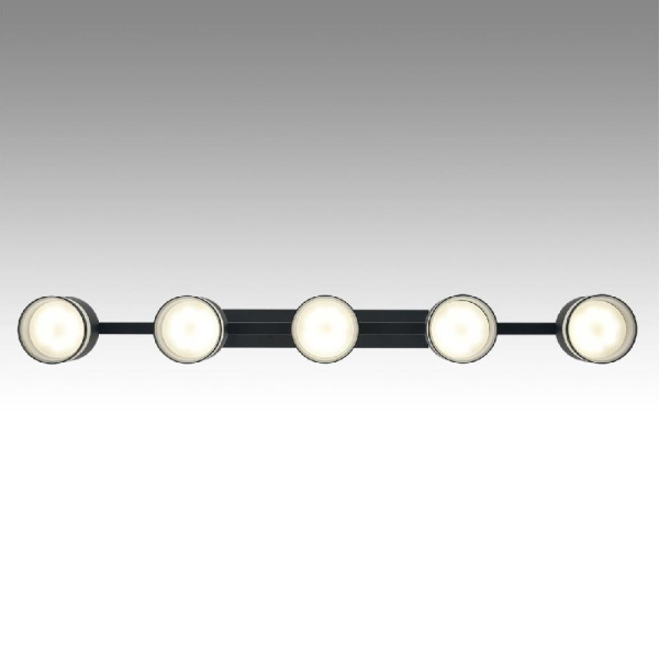 8240/5 COMFI LN25 198 черный, металл/акрил Светильник подвесной LED GX53 5*7W 220V LANIKA