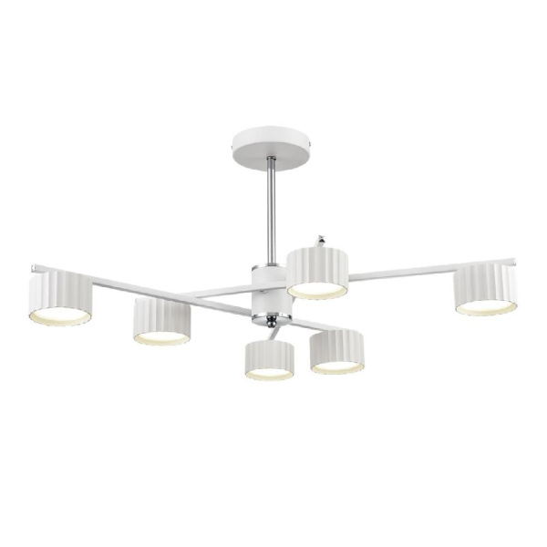 8241/6C COMFI LN25 202 белый/хром, металл Люстра потолочная LED GX53 6*7W 220V KARINA