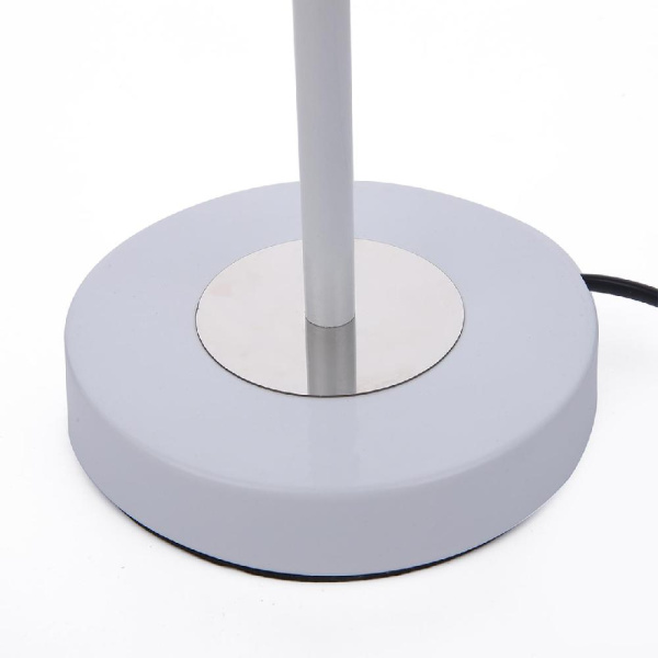 8252/1TL LEDIO LN25 393 серебро/белый/прозрачный, металл/акрил Настольная лампа LED 7W 400К 220V SATIANA