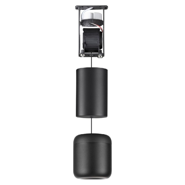 359438 OVER NT24 000 черный Светильник подвесной с механизмом регулировки высоты, провод 2м IP20 LED 10W 220-240V 3000K 650Лм LISSE