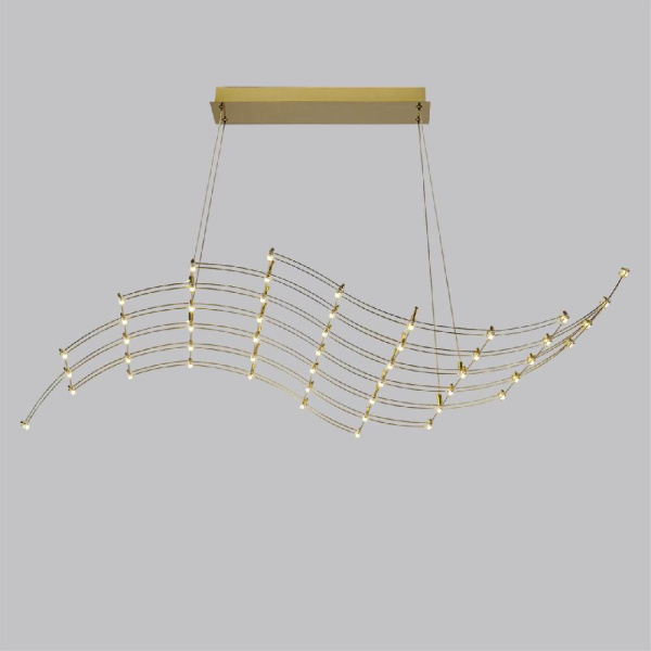 7058/45L HIGHTECH ODL25 507 Подвесной светильник нерж/сталь золото IP20 LED 3000K 220V WELKIN