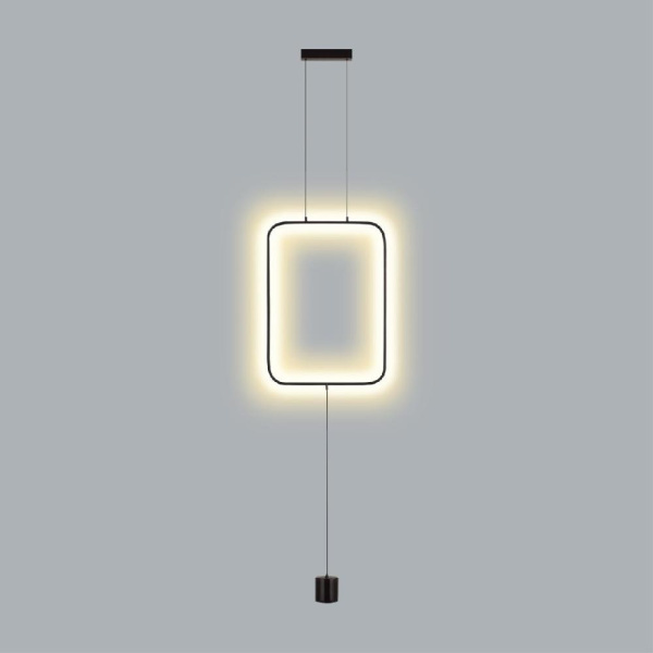 7022/27FLA HIGHTECH ODL25 247 Напольный светильник черный/металл/акрил IP20 LED 3000K 220V TEO