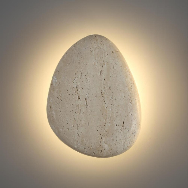 7034/8WL L-VISION ODL25 231 Настенный светильник светильник металл/камень IP20 1*8W 3000K 220V TRAVERTINO