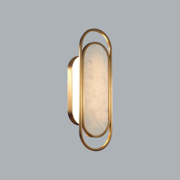 7066/12WL L-VISION ODL25 353 Настенный светильник бронзовый/металл/искусств.мрамор IP20 LED 12W 3000K 220V MILANO