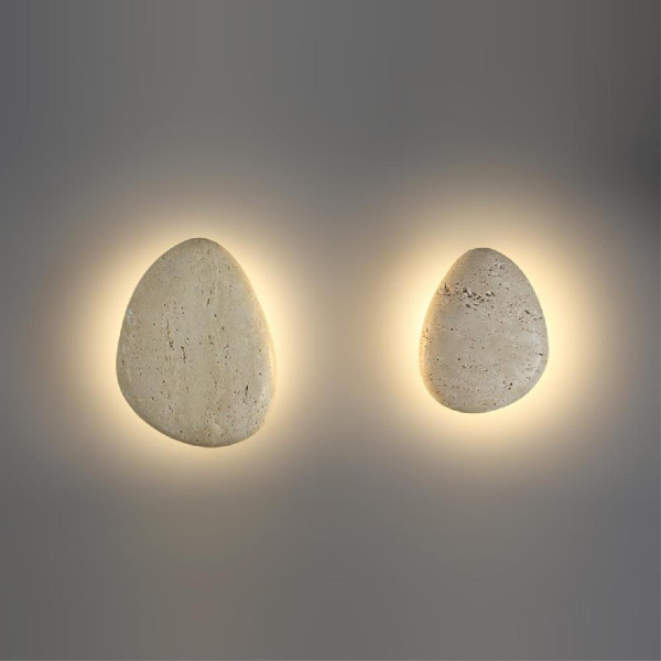 7034/5WL L-VISION ODL25 231 Настенный светильник светильник металл/камень IP20 1*5W 3000K 220V TRAVERTINO