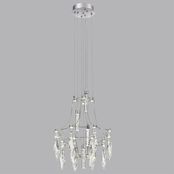 6699/35L CLASSIC ODL_EX25 83 Подвесной светильник металл/хрустальметалл/нерж сталь IP20 LED 35W 4000K 220-240V FLAMENCO