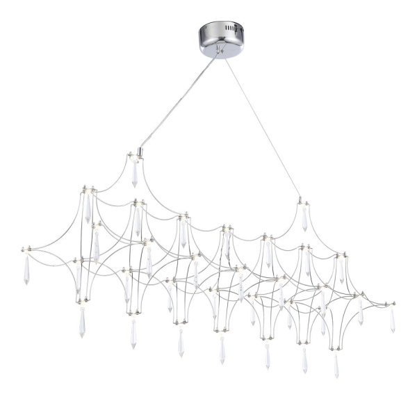 *SL6603.103.17 Светильник подвесной ST-Luce Хром/Прозрачный LED 1*17W 4000K GRAVETTA